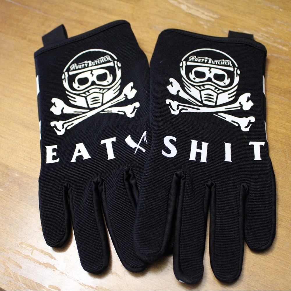 Rusty Butcher Racing motorcycle gloves